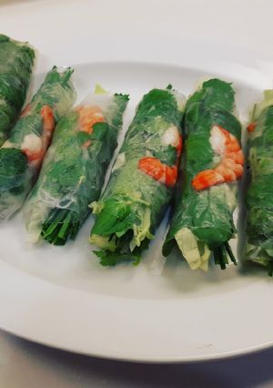 Foto resep Lumpia sayuran mentah