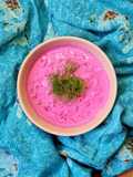 Raita o rahita de yogur casero y remolacha 🇮🇳