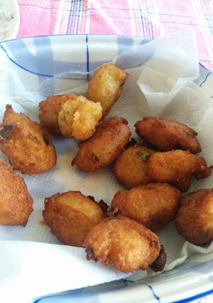 Foto de Bolinho de arroz e batata doce