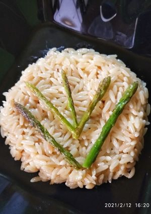 Une photo de Risotto aux asperges