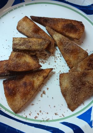 A picture of Butter Fried Sweet Tortillas.