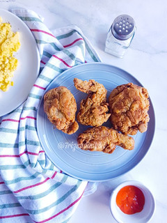 Foto resep Kentucky fried chicken (ayam goreng crispy ala KFC)