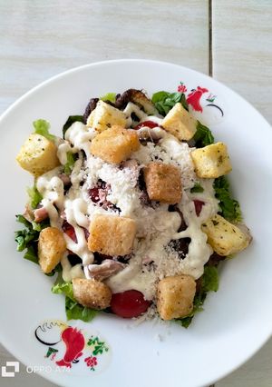 Foto resep Salad sayur American breakfast