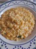 Risotto zucchine e gamberetti