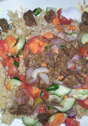 A picture of Meat Pilau.