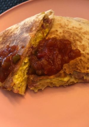 Reggeli quesadilla recept fotója