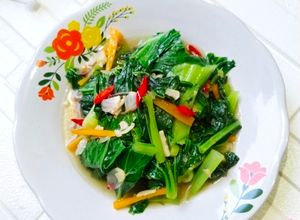 Foto resep Tumis Sawi Hijau Kuah Simple
