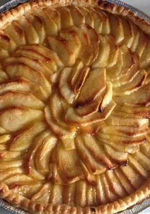 صورة لوصفة تارت التفاح Tarte aux pommes