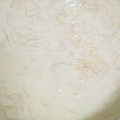 Vermicelli custard pudding A picture of Vermicelli custard pudding.