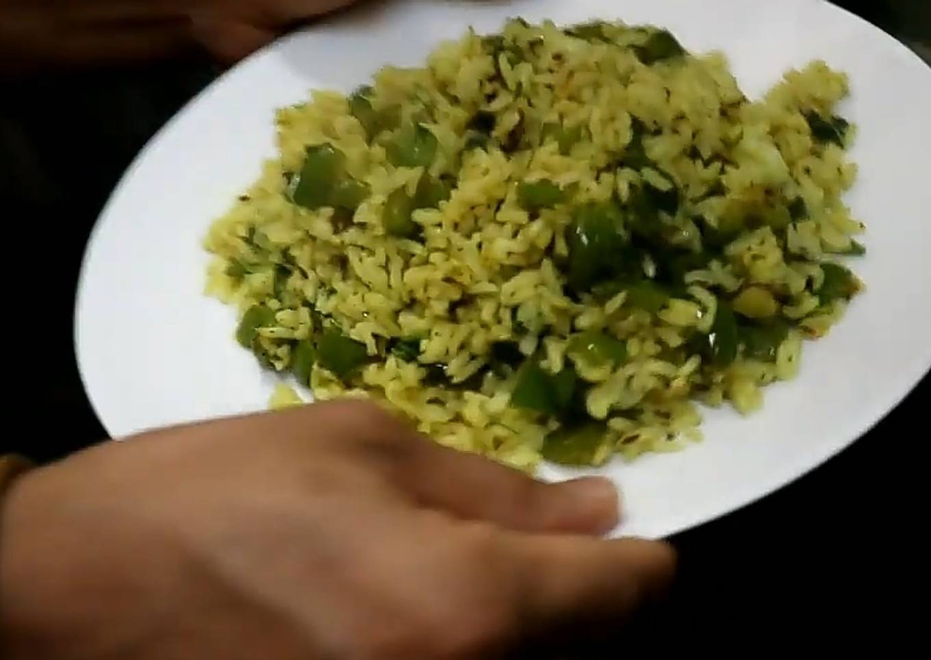 Capsicum fried rice