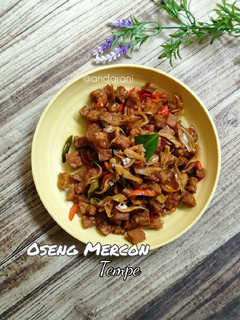 Foto resep Oseng Mercon Tempe