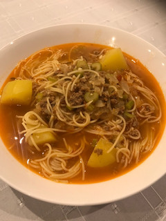 Una foto de Sopa de pallares