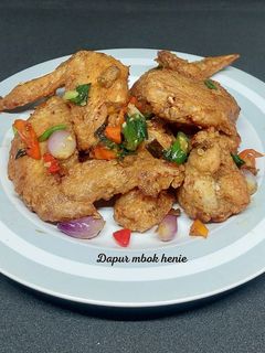 Foto resep Sayap Ayam Goreng, Oseng Bawang