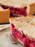Pastel suabo de grosellas rojas (Träubleskuchen)