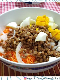Una foto de Ensalada de Lentejas