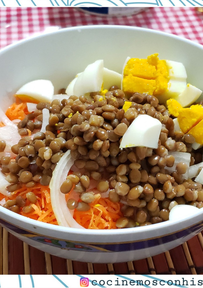 Una foto de Ensalada de Lentejas