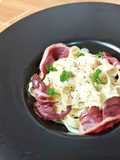 Tagliatelles magret de canard et reblochon