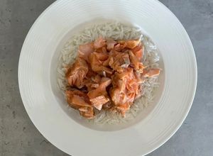 Foto di Salmone glassato al miso