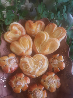 عکسی از دستور نان قلبی