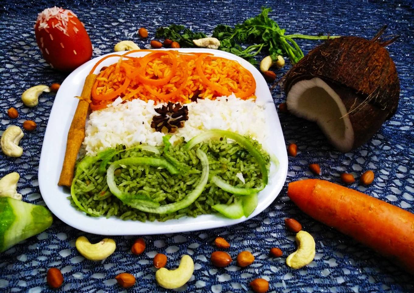 Tricolour Rice