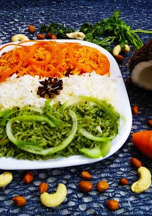 A picture of Tricolour Rice.