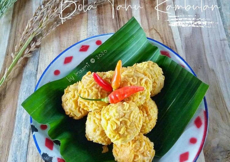 Steps to Prepare Super Quick Homemade Bola Tahu Rambutan