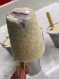 Helados de queso con bocadillo