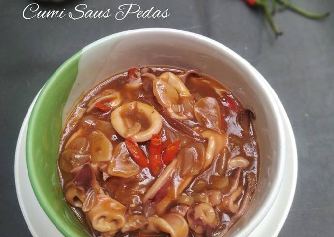 Resep Cumi Saus Pedas Oleh Tini Rostiawati Cookpad