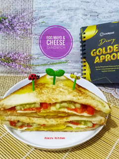 Foto resep Egg Mayo & Cheese Sandwich👩🍳