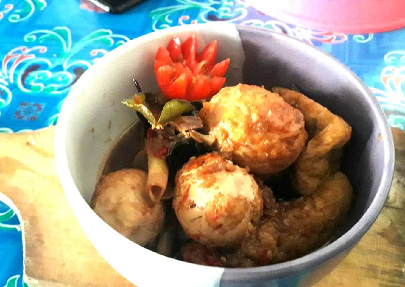 Telur tahu kecap