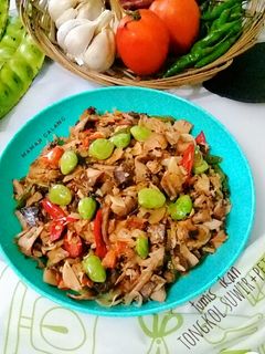 Foto resep Tumis ikan tongkol suir pete