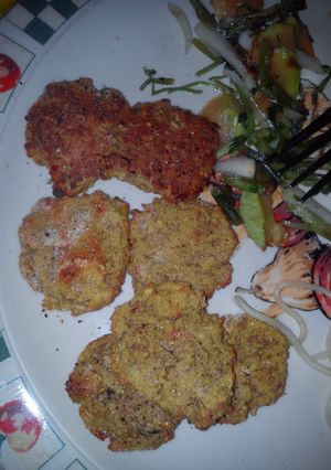 Una foto de Croquetas de lentejas horneadas