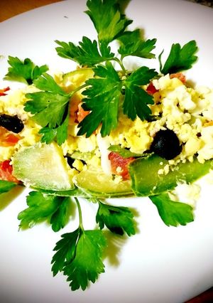 Une photo de Courgettes mimosa