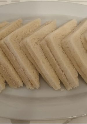 Una foto de Sándwiches mousse de salchicha con Thermomix