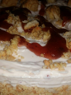 Φωτογραφία της συνταγής Cheesecake ότι έχει το ψυγείο🍴🍪🍌🍓