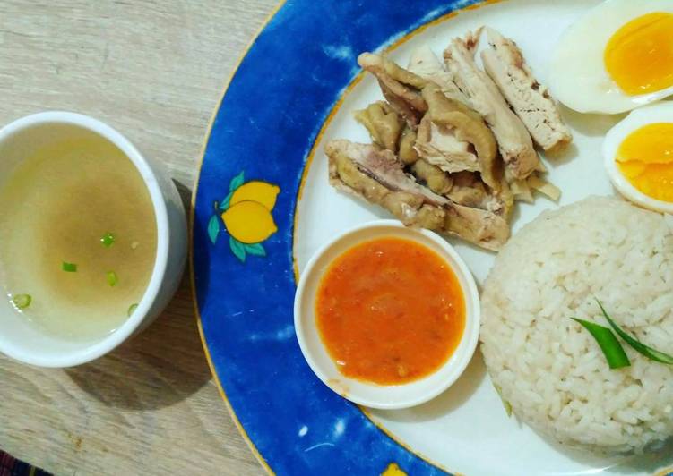 Bagaimana Menyiapkan Nasi ayam super simple yang Lezat