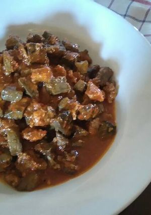 Foto resep Sambal goreng ati kambing #kitaberbagi