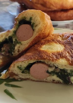 Töltött vagy sima lángos recept fotója