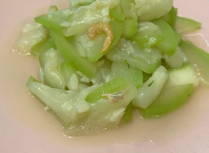 金鉤蝦炒蒲仔 的食譜成品照片
