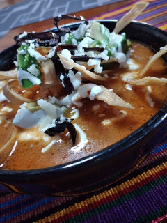 Una foto de Sopa de tortilla