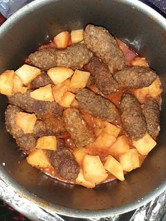 صورة لوصفة كفته ارز بالبطاطس 😋