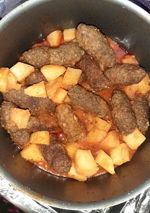 صورة لوصفة كفته ارز بالبطاطس 😋