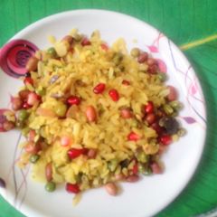 A picture of Kanda poha.
