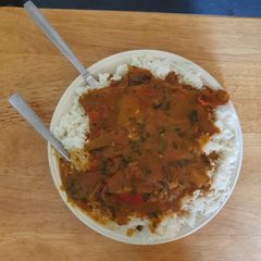 A picture of Use it up Thai Red Chicken Curry.