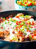 Carne con Papas a la Sartén