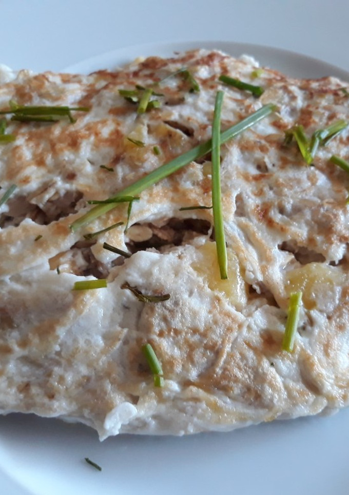 Una foto de Tortilla de claras proteínica