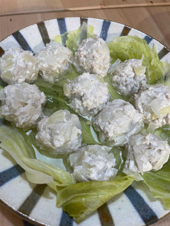 很適合減脂人的雞肉丸子🍡(電鍋簡易版) 的食譜成品照片