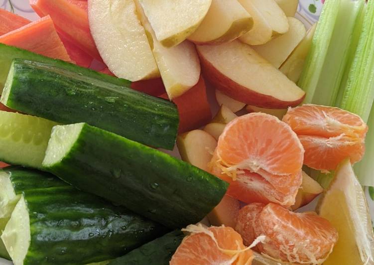 Steps to Make Homemade Salad platter