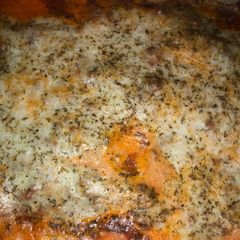 A picture of 5 cheese lasagna.