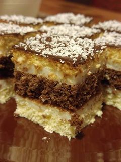 Kókuszkrémes szelet recept fotója